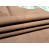 Peau de cuir de mouton velours - brun clair - maroquinerie - Cuirenstock