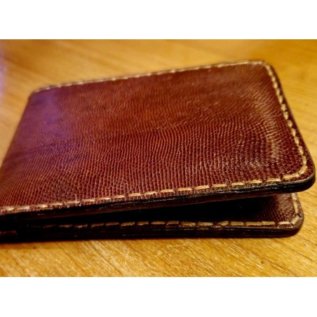 Création d'un porte cartes en cuir de queue de kangourou Cuirenstock