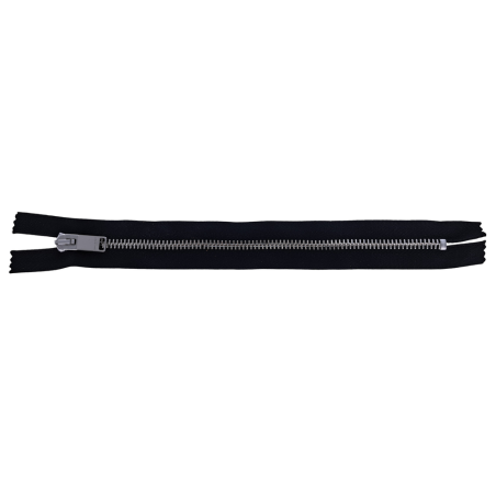 Fermeture Eclair® - noir - zip nylon non séparable - 24.5 cm - cuirenstock