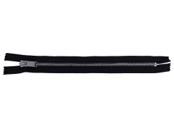 Fermeture Eclair® - noir - zip nylon non séparable - 24.5 cm - cuirenstock