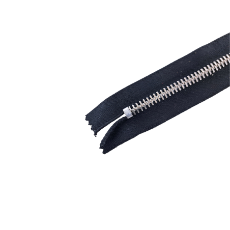 Fermeture Eclair® - noir - zip nylon non séparable - 24.5 cm - cuirenstock