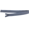 Fermeture Eclair® - gris - zip nylon - séparable - 59 cm - cuirenstock