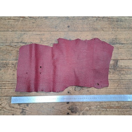 peau de cuir de requin - framboise - cuirenstock
