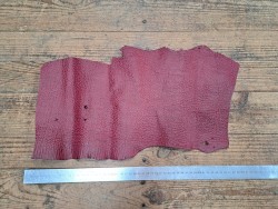 peau de cuir de requin - framboise - cuirenstock