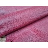 peau de cuir de requin - framboise - cuir en stock