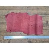 peau de cuir de requin - framboise - cuir en stock