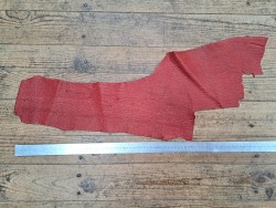 peau de cuir de requin - rouge canneberge - cuirenstock