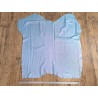 Peau de veau velours paillettes holographiques - bleu - Maroquinerie - Cuir en stock