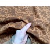 Demi peau de veau velours - camouflage - brun clair - Cuir en Stock