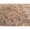 Demi peau de veau velours - camouflage - brun clair - Cuir en Stock