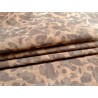 Demi peau de veau velours - camouflage - brun clair - Cuir en Stock