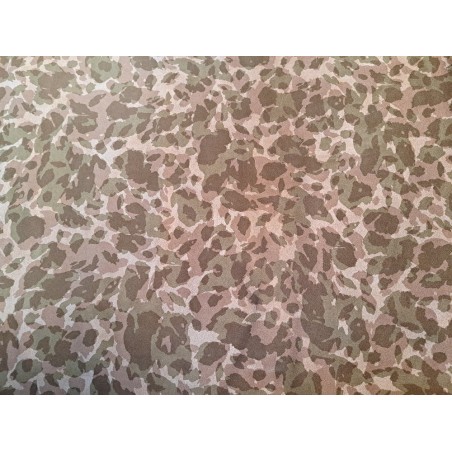 Demi peau de veau velours - camouflage - beige - Cuir en Stock