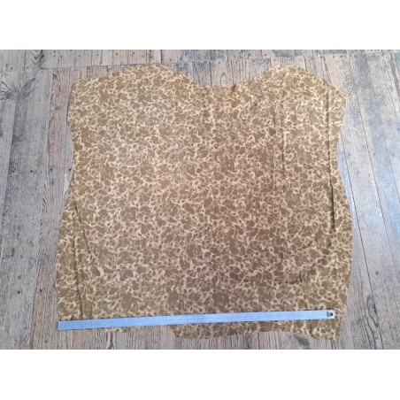 Demi peau de veau velours - camouflage - beige - Cuir en stock
