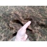 Demi peau de veau velours - camouflage - kaki - Cuirenstock