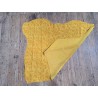 Demi peau de veau velours - camouflage - jaune - cuir en stock
