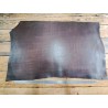 Collet de vache tannage végétal craquelé - Acier - Cuir en stock