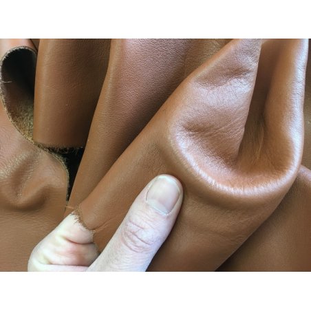 Chutes de cuir de veau - Camel - Cuirenstock