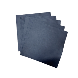 Lot de morceaux de cuir carré 27cm x 27cm - Bleu marine - prêt à l'emploi Cuir en Stock
