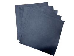 Lot de morceaux de cuir carré 27cm x 27cm - Bleu marine - prêt à l'emploi Cuir en Stock