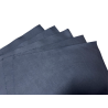 Lot de morceaux de cuir carré 27cm x 27cm - Bleu marine - prêt à l'emploi Cuir en Stock