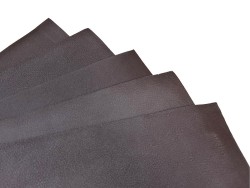 Lot de morceaux de cuir carré 27cm x 27cm - Chocolat - prêt à l'emploi Cuir en Stock