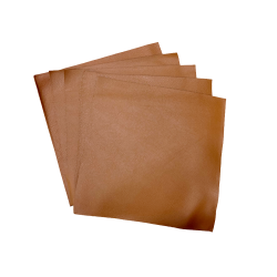 Lot de morceaux de cuir carré 27cm x 27cm - Fauve - prêt à l'emploi Cuir en Stock