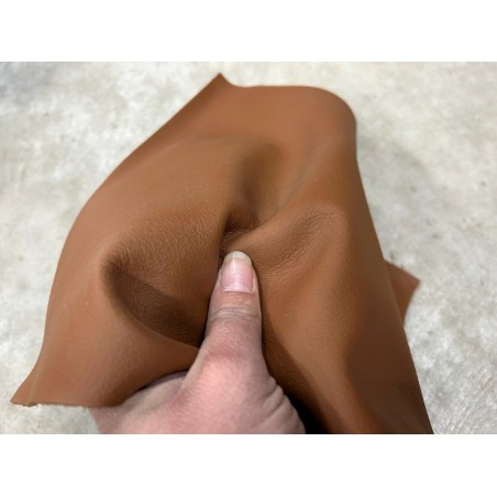 Lot de morceaux de cuir carré 27cm x 27cm - Gold - prêt à l'emploi Cuir en Stock