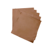 Lot de morceaux de cuir carré 27cm x 27cm - Gold - prêt à l'emploi Cuir en Stock