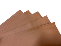 Lot de morceaux de cuir carré 27cm x 27cm - Gold - prêt à l'emploi Cuir en Stock