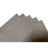 Lot de morceaux de cuir carré 27cm x 27cm - gris étoupe - prêt à l'emploi Cuir en Stock