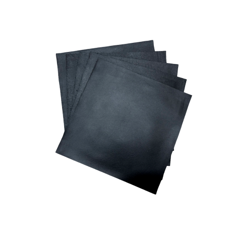 Lot de morceaux de cuir carré 27cm x 27cm - Noir - prêt à l'emploi Cuir en Stock