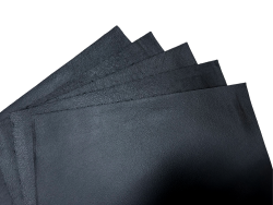 Lot de morceaux de cuir carré 27cm x 27cm - Noir - prêt à l'emploi Cuir en Stock