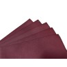 Lot de morceaux de cuir carré 27cm x 27cm - Sangria - prêt à l'emploi Cuir en Stock