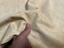 Peau de veau velours effet jeans sable - Cuir en Stock