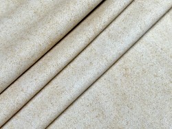 Peau de veau velours effet jeans sable - Cuir en Stock