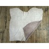Peau de veau velours effet jeans BRUN - Cuir en Stock