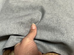 Peau de veau velours effet jeans gris - Cuir en Stock