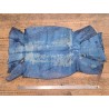 peau cuir lézard - bleu marine - accessoire bijoux - Cuir en stock