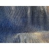 peau cuir lézard - bleu marine - accessoire bijoux - cuir en stock