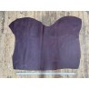 Peau de veau velours, ciré pull-up nuancé aubergine - Cuir en Stock