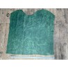 Peau de veau velours, ciré pull-up nuancé vert gazon - Cuir en Stock