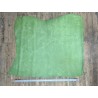 Peau de veau velours, ciré pull-up nuancé vert pomme - Cuir en Stock