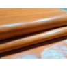 Demi-peau de cuir de vachette ciré pullup - mandarine - maroquinerie - cuir en stock
