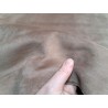Peau de chèvre velours beige - Vêtement - Cuir en stock