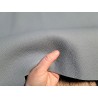 Grand morceau de cuir de taurillon - gros grain - couleur bleu gris - Cuir en stock