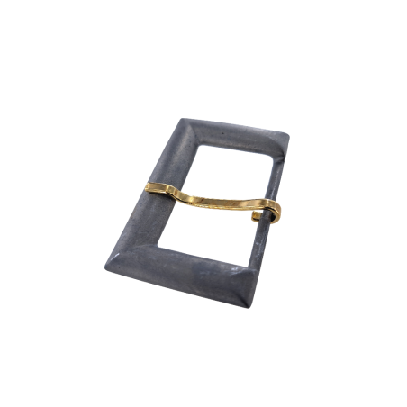 Boucle de ceinture rectangulaire - Bicolore - 40mm