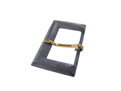 Boucle de ceinture rectangulaire - Bicolore - 40mm