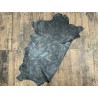 Peau de cuir de mouton grain sovietico gris - maroquinerie - ameublement - Cuir en Stock