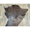 Peau de cuir de mouton grain sovietico brun café - maroquinerie - ameublement - Cuir en Stock