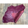 Peau de cuir de chèvre grain sovietico rose fuchsia - maroquinerie - Cuir en Stock